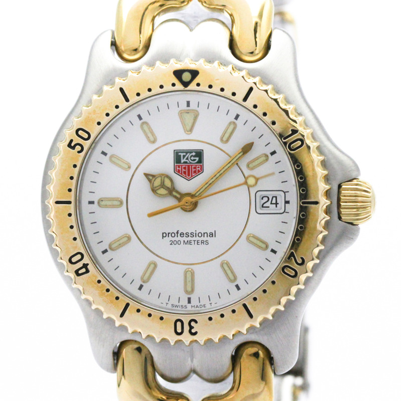 TAG HEUER 豪雅 Sel Professional 200米精鋼中型腕錶 WG1222 拋光款-0