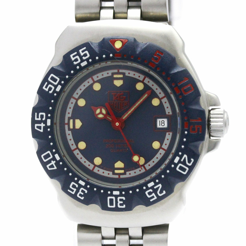 TAG HEUER 豪雅一級方程式不鏽鋼石英中型腕錶 WA1410-0