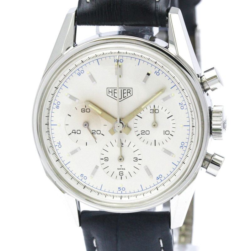 TAG HEUER 豪雅卡萊拉復刻版計時手動腕錶 CS3110 拋光-0