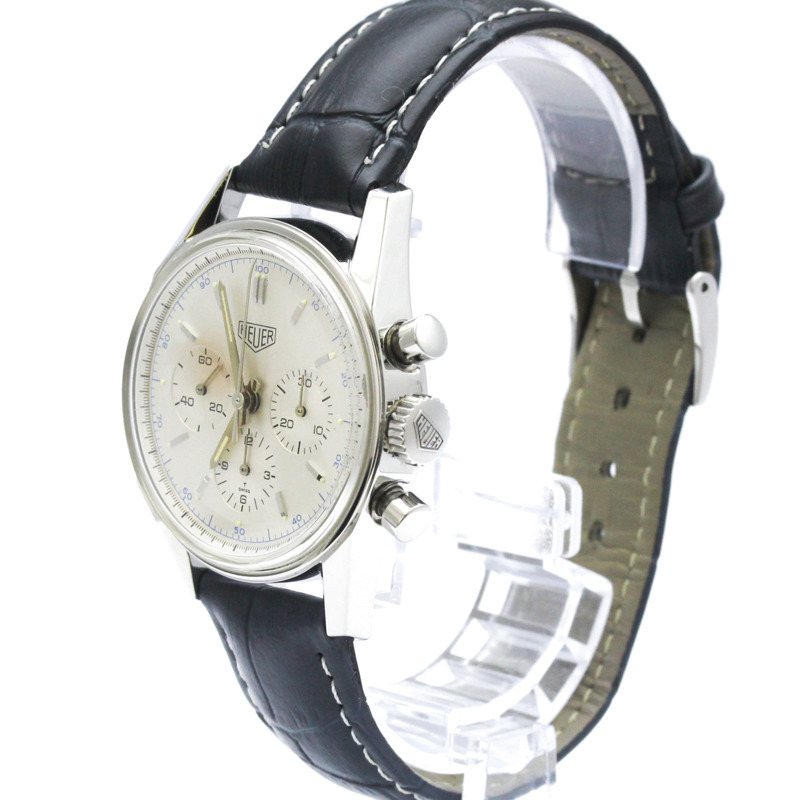 TAG HEUER 豪雅卡萊拉復刻版計時手動腕錶 CS3110 拋光-1