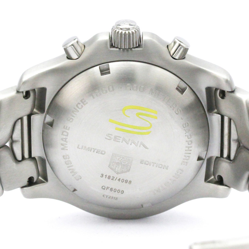 TAG HEUER 豪雅 Link Chronograph Ayrton Senna 限量版腕錶 CT2115 拋光-5