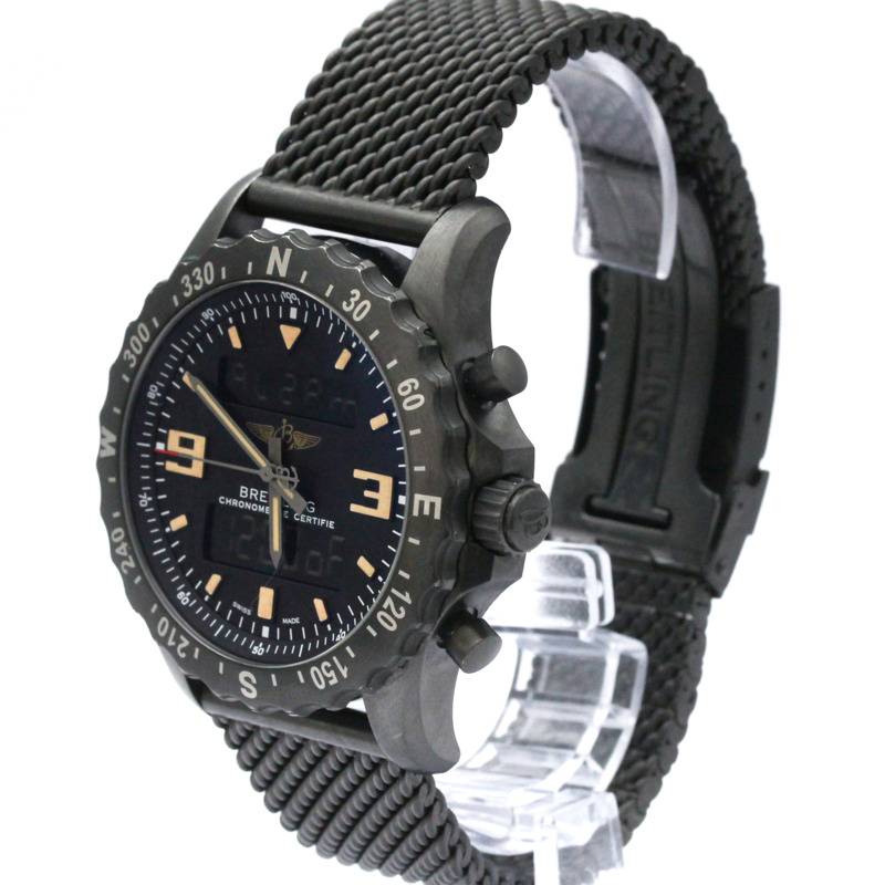 百年靈 Chronospace 軍用系列不鏽鋼石英男士腕錶 M78366-1