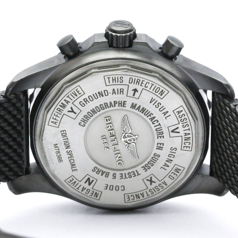 百年靈 Chronospace 軍用系列不鏽鋼石英男士腕錶 M78366-6