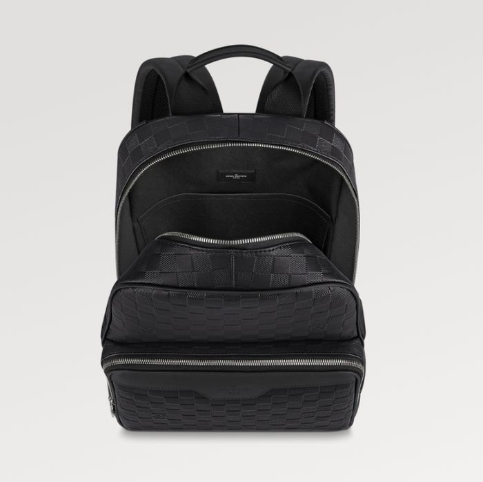Campus後背包 Louis Vuitton 路易威登 黑色 Damier Infini壓紋牛皮 雙肩包 後背包 電腦包 N40306-3