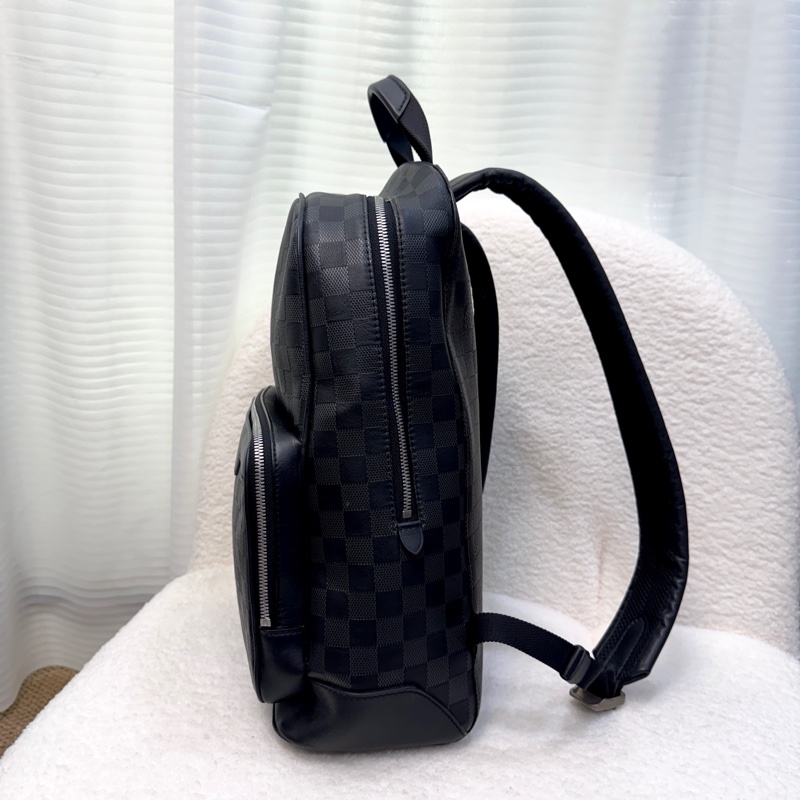 Campus後背包 Louis Vuitton 路易威登 黑色 Damier Infini壓紋牛皮 雙肩包 後背包 電腦包 N40306-6