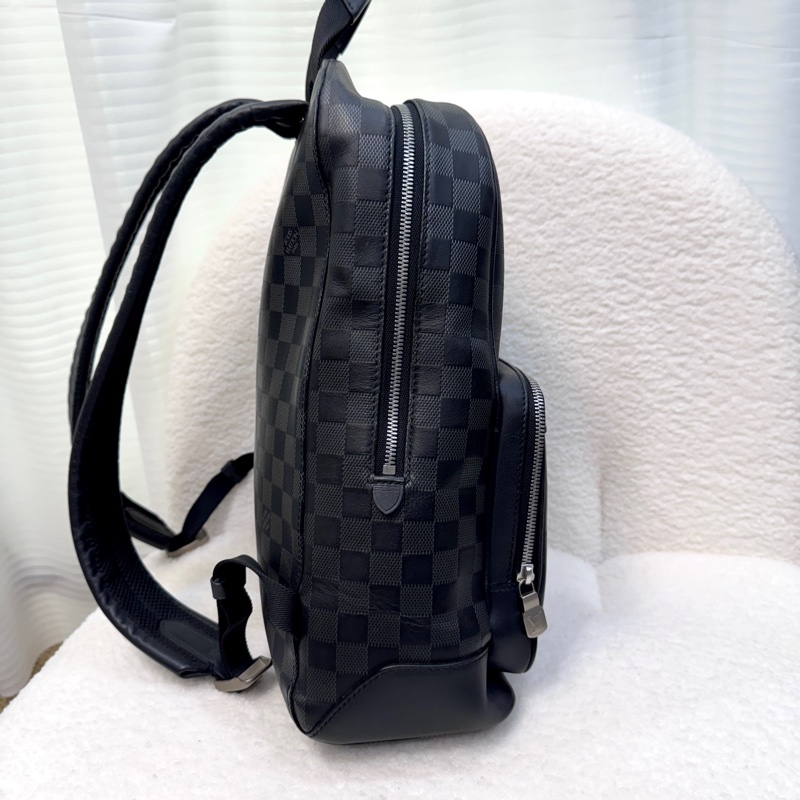 Campus後背包 Louis Vuitton 路易威登 黑色 Damier Infini壓紋牛皮 雙肩包 後背包 電腦包 N40306-8