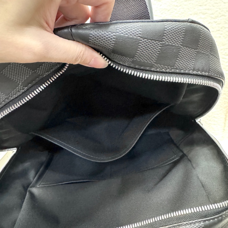 Campus後背包 Louis Vuitton 路易威登 黑色 Damier Infini壓紋牛皮 雙肩包 後背包 電腦包 N40306-10