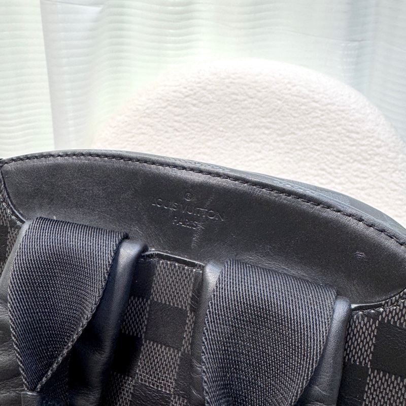 Campus後背包 Louis Vuitton 路易威登 黑色 Damier Infini壓紋牛皮 雙肩包 後背包 電腦包 N40306-13