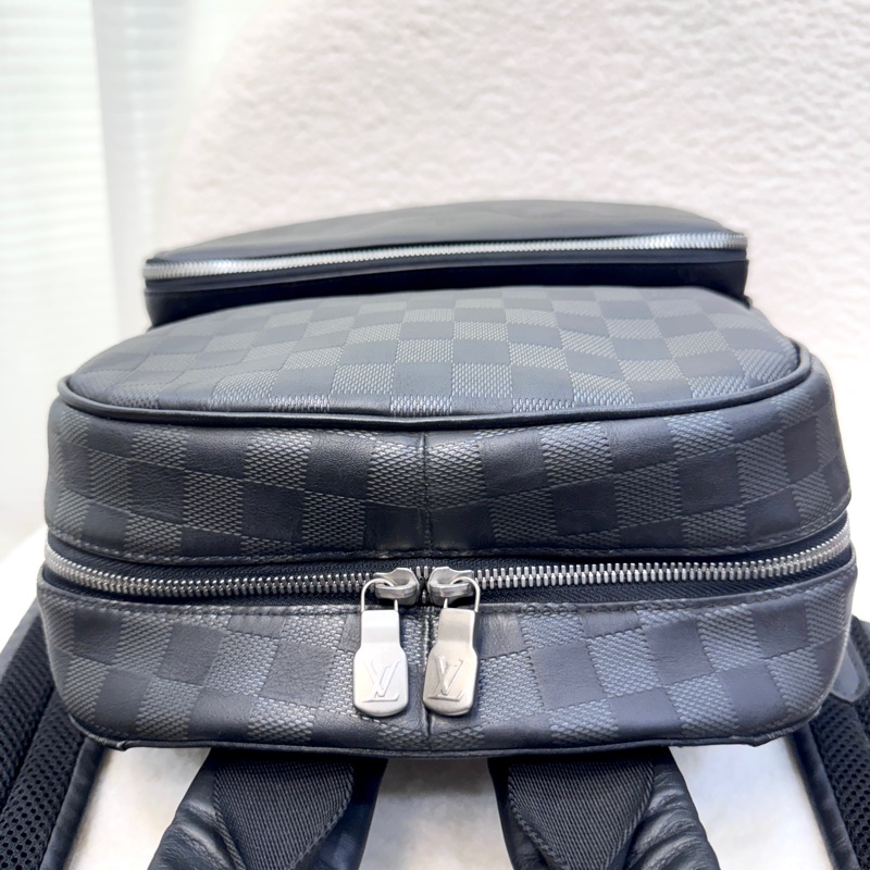 Campus後背包 Louis Vuitton 路易威登 黑色 Damier Infini壓紋牛皮 雙肩包 後背包 電腦包 N40306-14