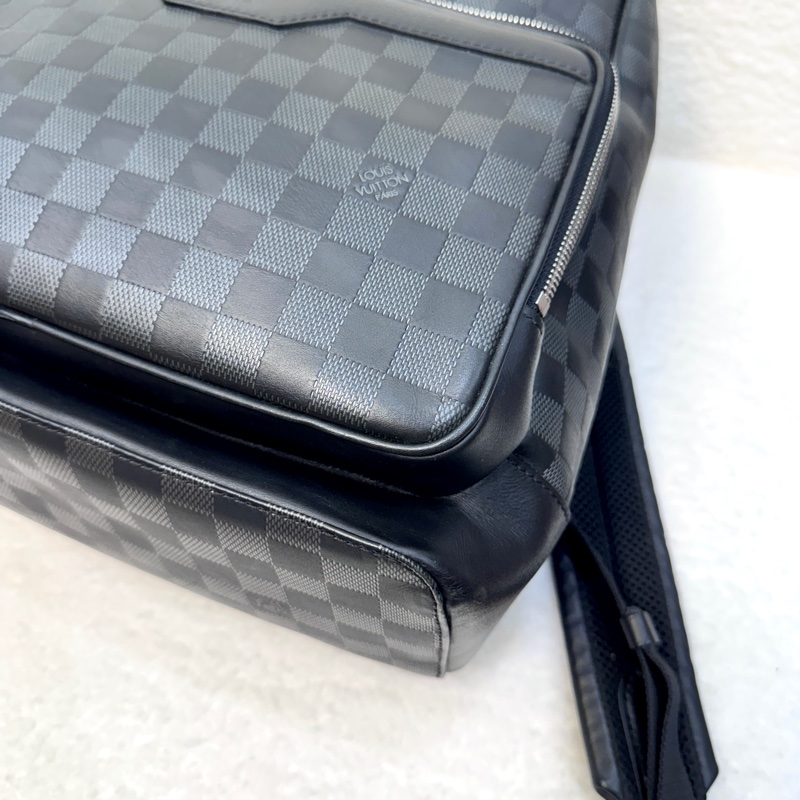 Campus後背包 Louis Vuitton 路易威登 黑色 Damier Infini壓紋牛皮 雙肩包 後背包 電腦包 N40306-15
