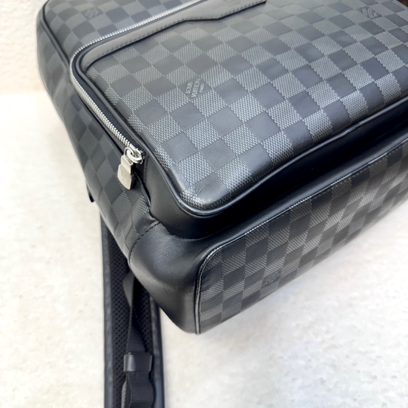 Campus後背包 Louis Vuitton 路易威登 黑色 Damier Infini壓紋牛皮 雙肩包 後背包 電腦包 N40306-16