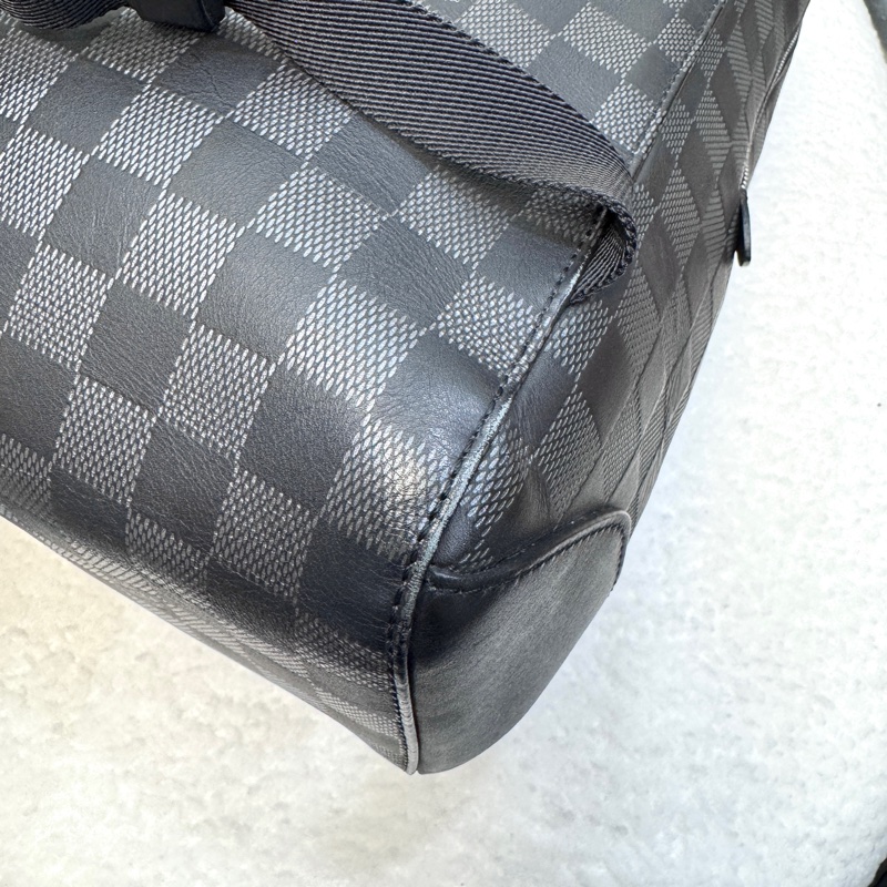 Campus後背包 Louis Vuitton 路易威登 黑色 Damier Infini壓紋牛皮 雙肩包 後背包 電腦包 N40306-17