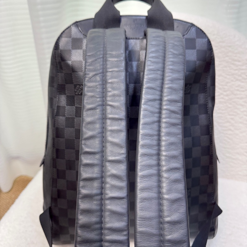 Campus後背包 Louis Vuitton 路易威登 黑色 Damier Infini壓紋牛皮 雙肩包 後背包 電腦包 N40306-19
