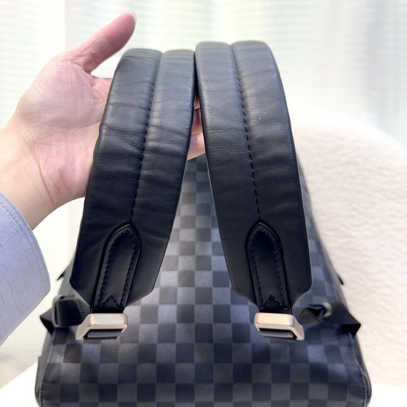 Campus後背包 Louis Vuitton 路易威登 黑色 Damier Infini壓紋牛皮 雙肩包 後背包 電腦包 N40306-20