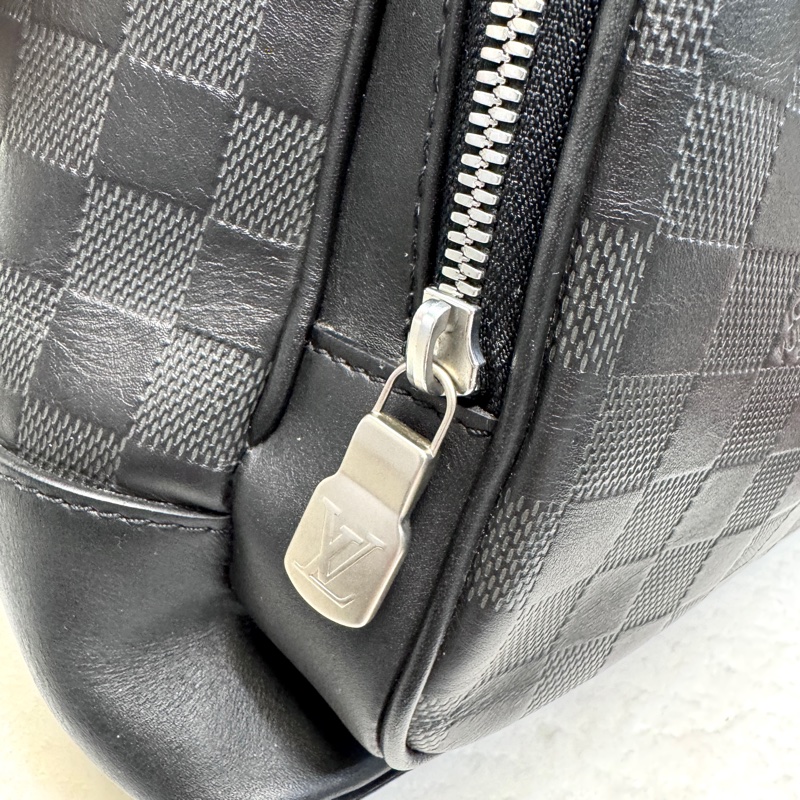 Campus後背包 Louis Vuitton 路易威登 黑色 Damier Infini壓紋牛皮 雙肩包 後背包 電腦包 N40306-23