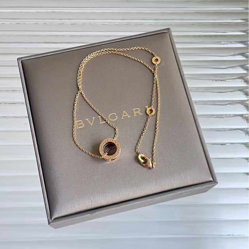單品 BVLGARI/寶格麗 B . ZERO1系列黑陶瓷龍蝦扣18K 金項鍊，鍊長：45cm  14xxx hkd-2