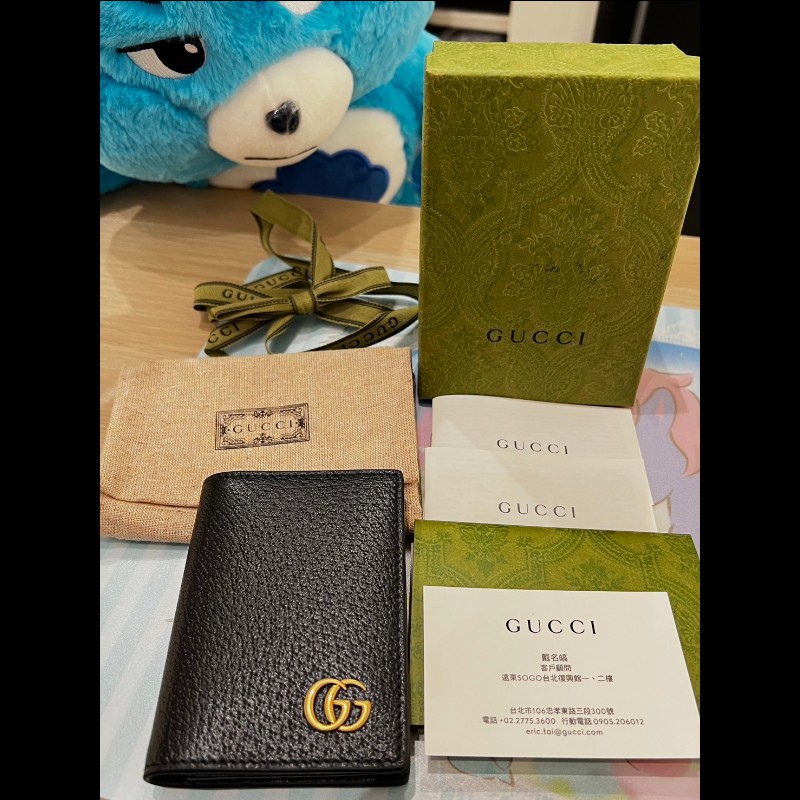 全新品（未使用）gucci卡夾，名片包-1