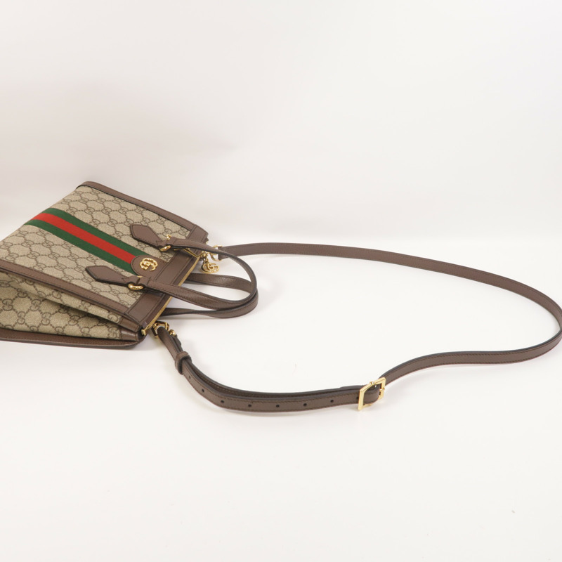 GUCCI 塗層帆布Ophidia Small Tote手挽肩背兩用袋-7