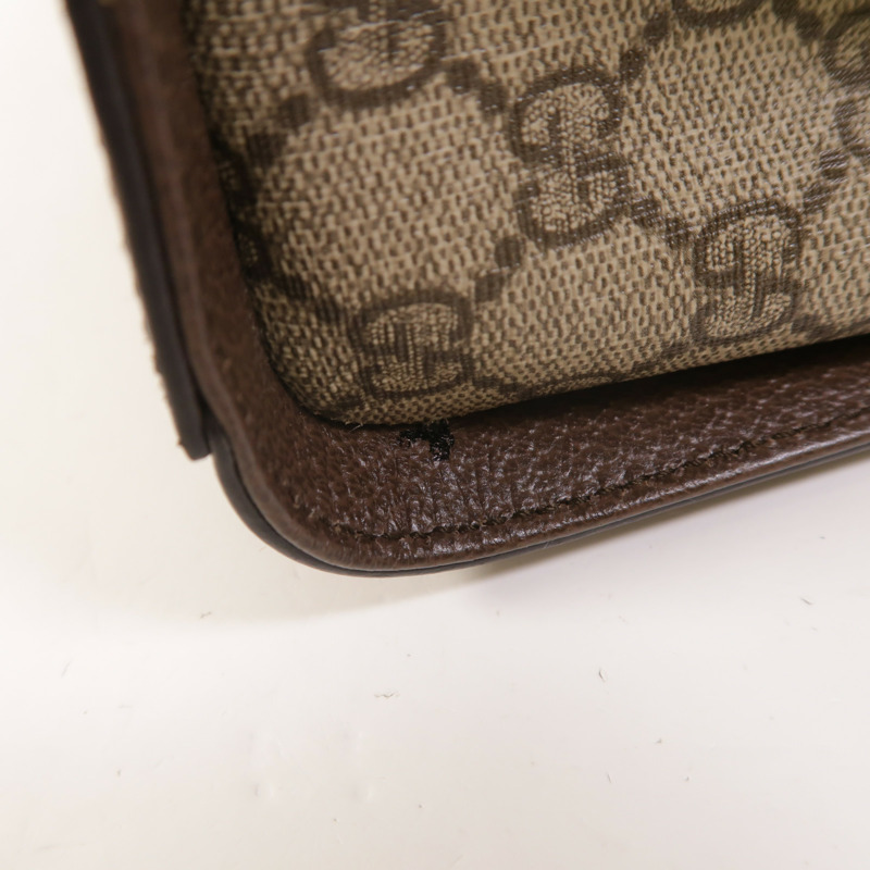 GUCCI 塗層帆布Ophidia Small Tote手挽肩背兩用袋-15