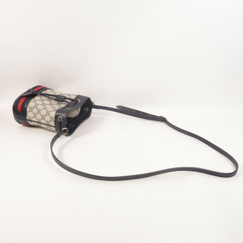GUCCI 塗層帆布Ophidia GG Mini Bucket肩背袋-7