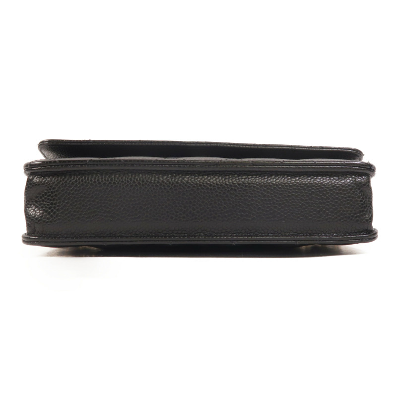 CHANEL 牛皮皮革WOC Wallet On Chain鏈帶肩背袋-3