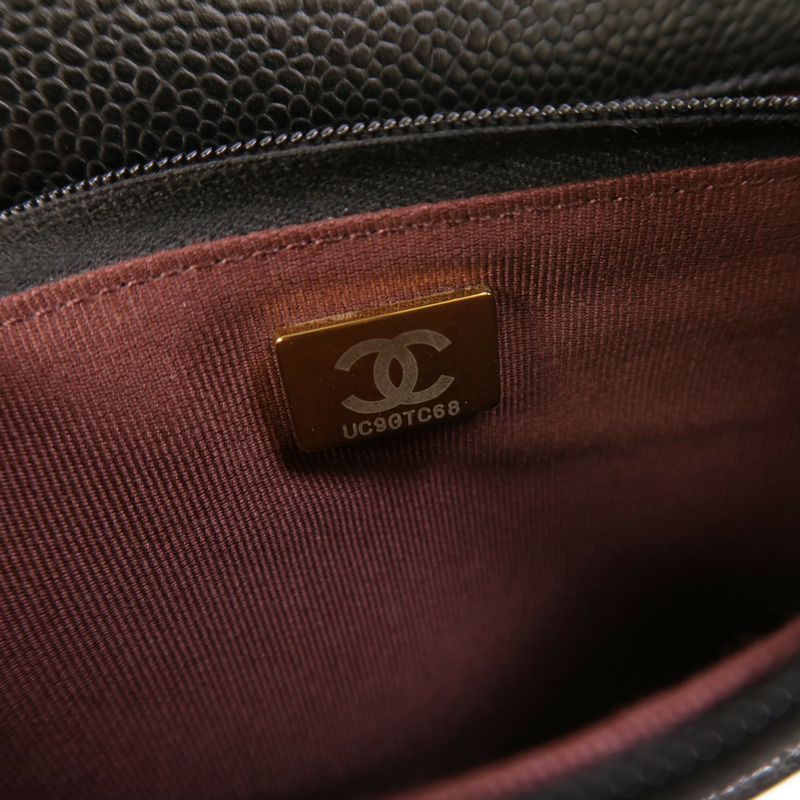 CHANEL 牛皮皮革WOC Wallet On Chain鏈帶肩背袋-7