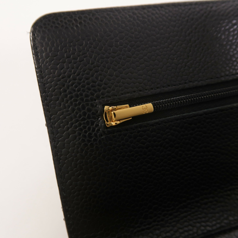 CHANEL 牛皮皮革WOC Wallet On Chain鏈帶肩背袋-17