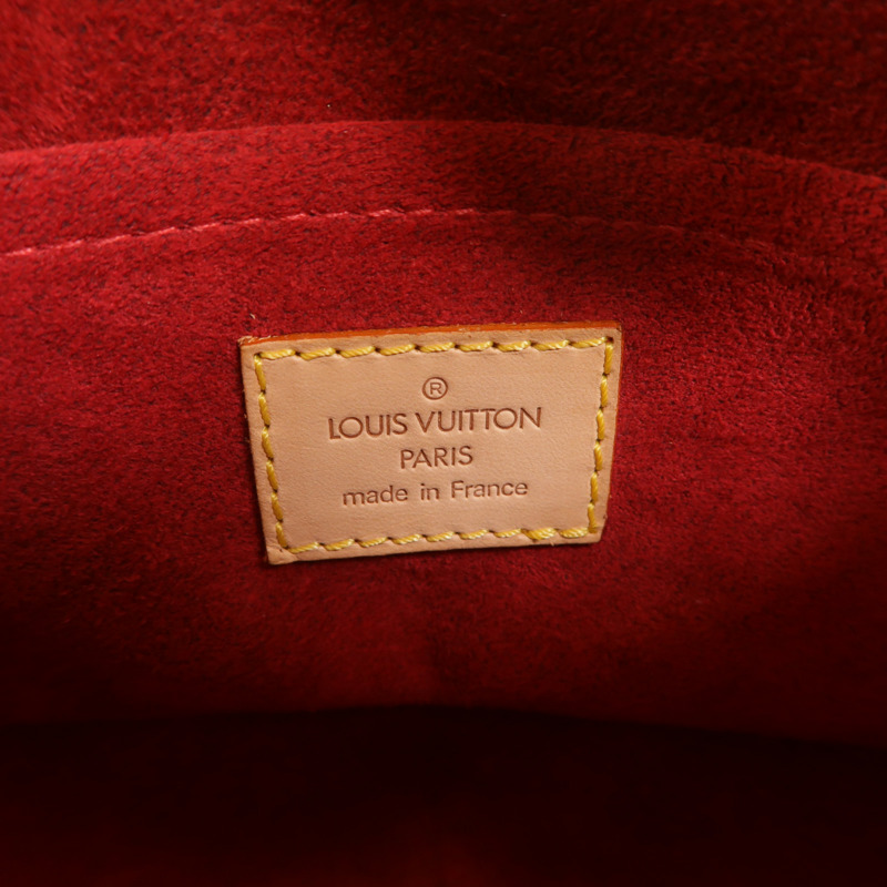 LOUIS VUITTON Monogram Pochette Croissant金扣肩背袋棕色-5