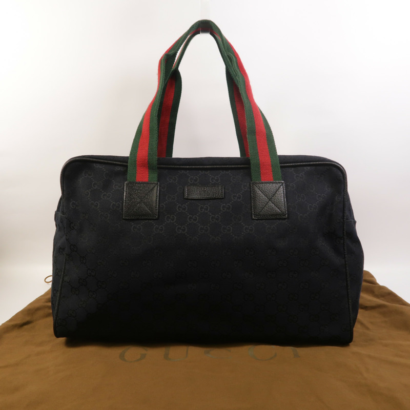 GUCCI 帆布Boston Bag波士頓包-8