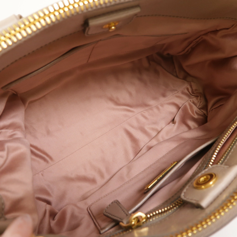 Miu Miu 牛皮皮革2 Way Shoulder手挽肩背兩用袋-4
