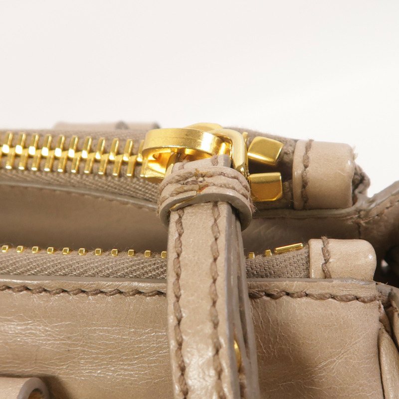 Miu Miu 牛皮皮革2 Way Shoulder手挽肩背兩用袋-18