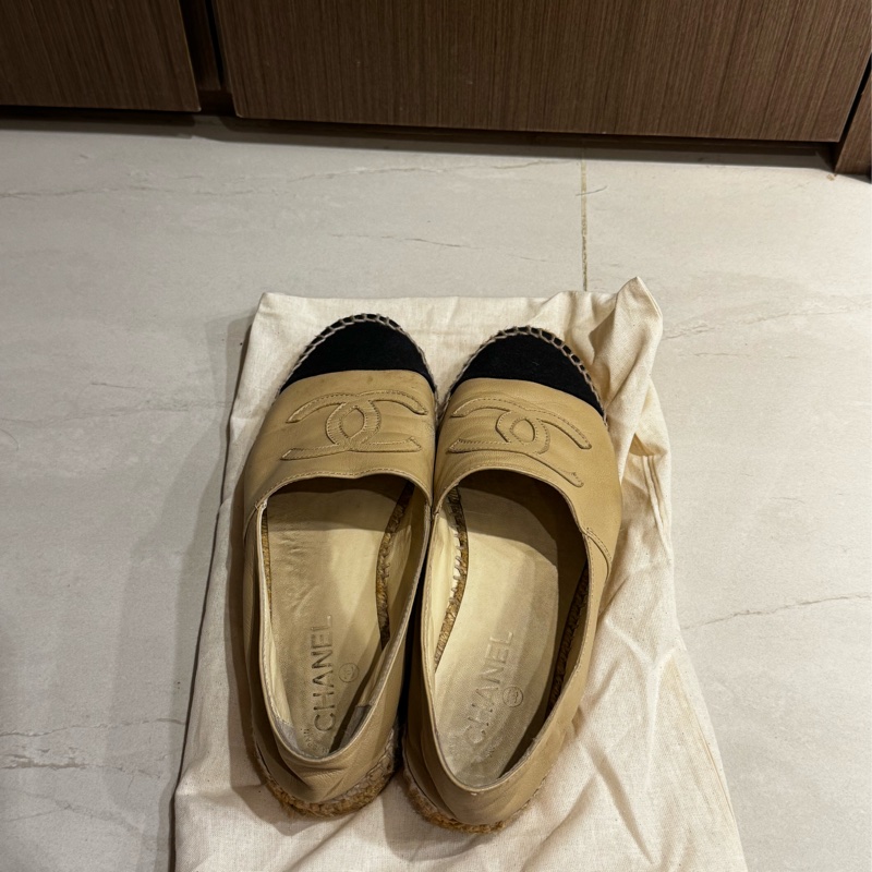 Chanel 膚色漁夫鞋-2