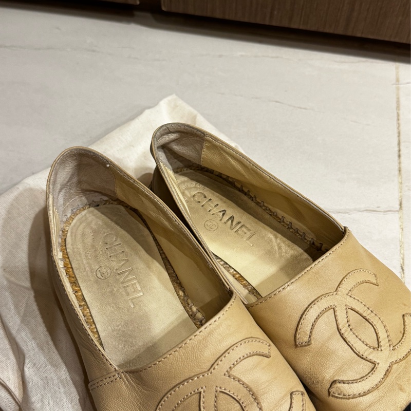 Chanel 膚色漁夫鞋-3