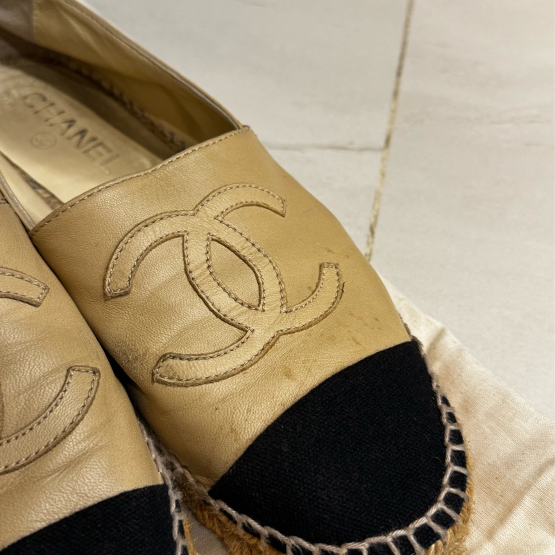 Chanel 膚色漁夫鞋-4