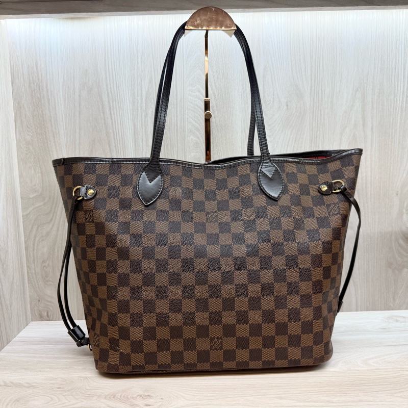 LV🤎棋盤格Neverfull MM托特包-1