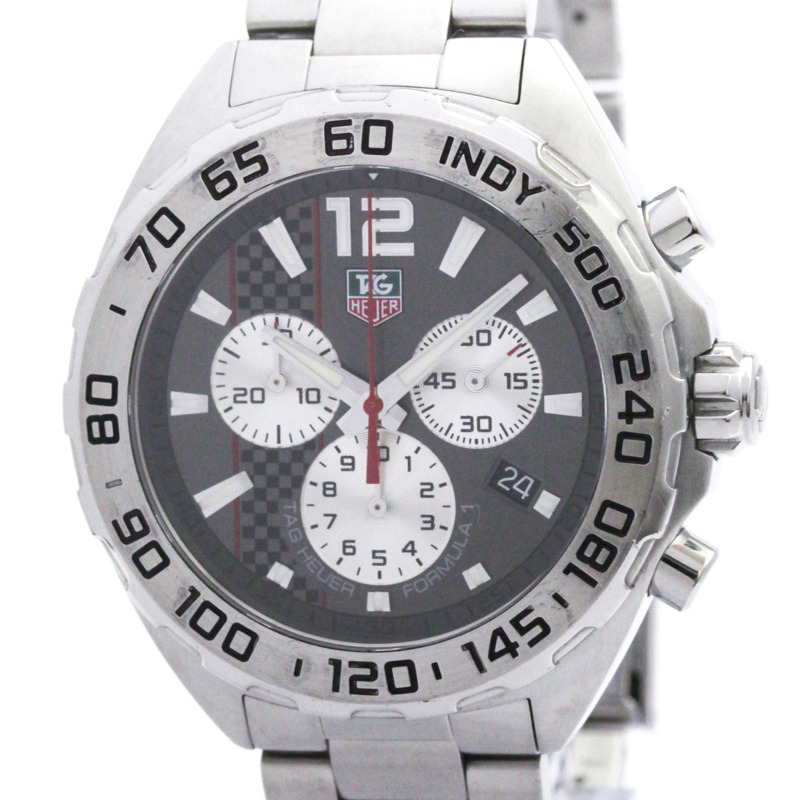TAG HEUER 豪雅一級方程式計時碼表精鋼石英錶 CAZ1114 拋光-0
