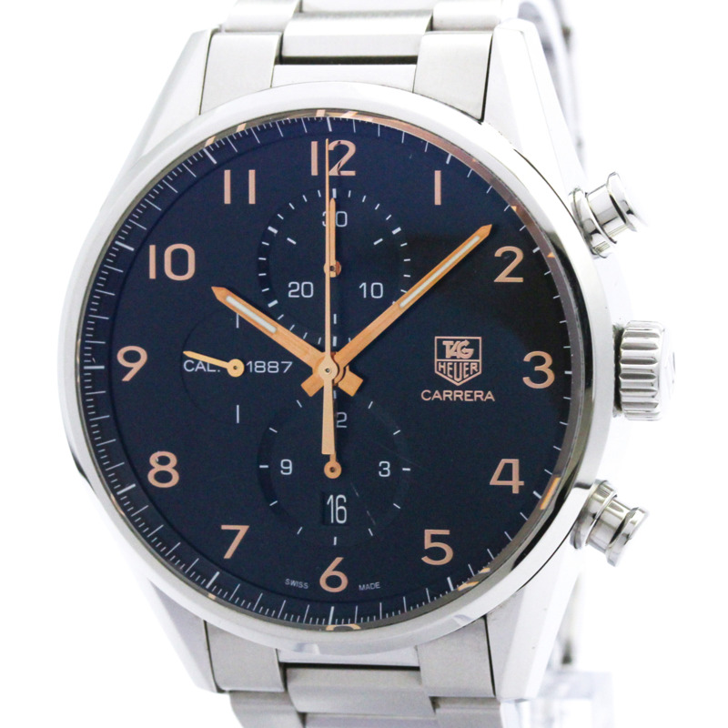 TAG HEUER 豪雅卡萊拉 Calibre 1887 計時碼錶 精鋼自動男錶 CAR2014-0