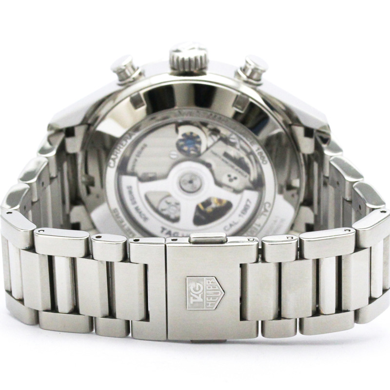 TAG HEUER 豪雅卡萊拉 Calibre 1887 計時碼錶 精鋼自動男錶 CAR2014-4