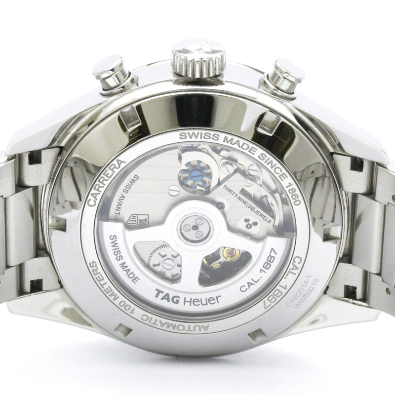 TAG HEUER 豪雅卡萊拉 Calibre 1887 計時碼錶 精鋼自動男錶 CAR2014-5