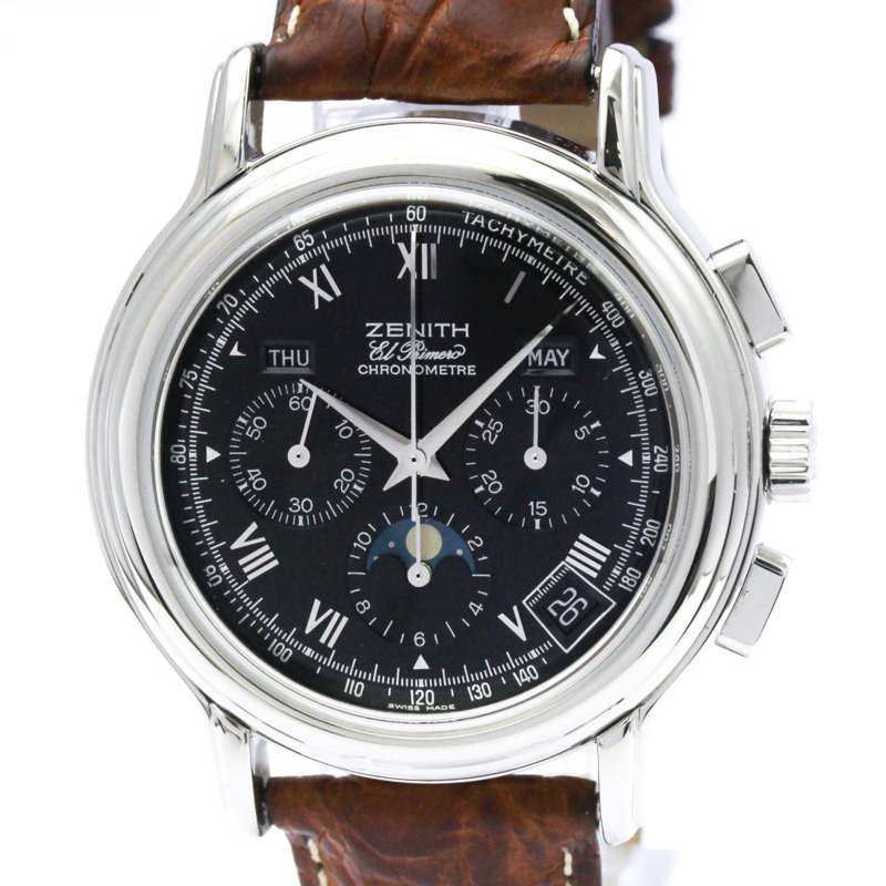 真力時 Chronomaster 月相 El Primero 腕錶 01.0240.410 拋光款-0