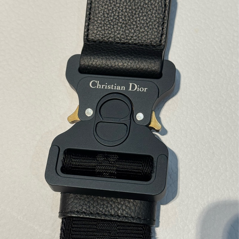 Dior 男款 Saddle 藍色 Oblique 老花胸包 馬鞍包 |香港專櫃購入|附購買證明 全配件-4