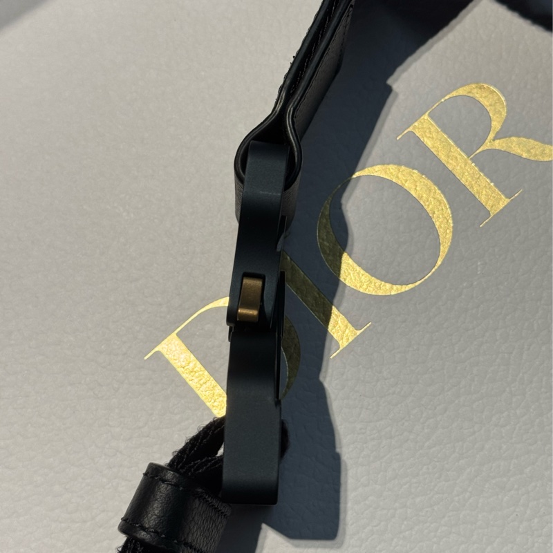 Dior 男款 Saddle 藍色 Oblique 老花胸包 馬鞍包 |香港專櫃購入|附購買證明 全配件-7