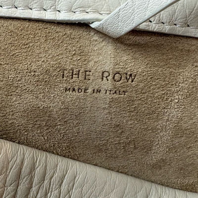The Row N/S Park Tote Bag 小號 皮革托特包水桶包象牙白-3