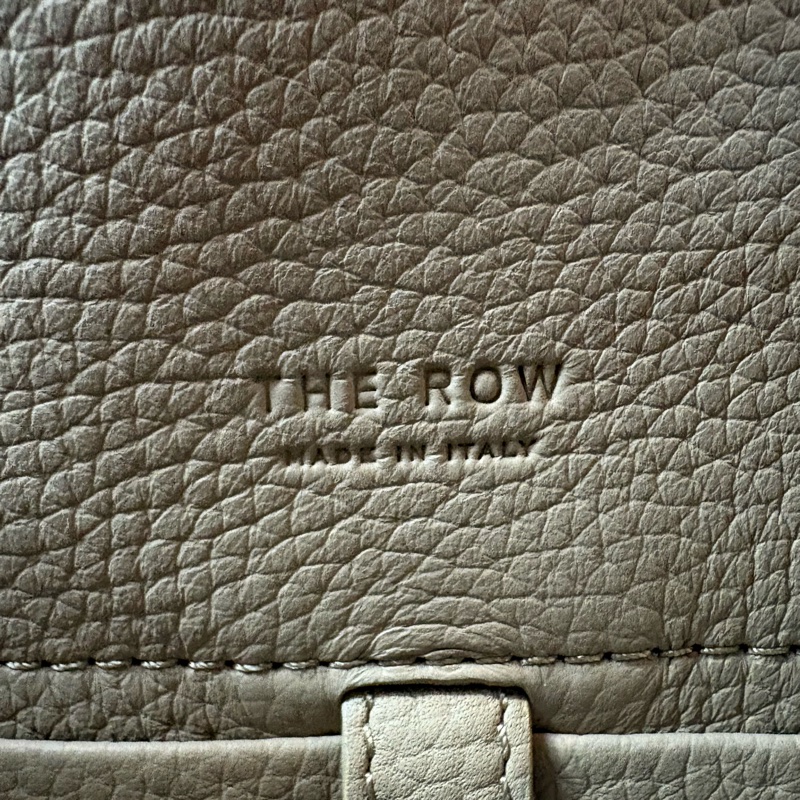 The Row Margaux 10 小牛皮 手提單肩包 灰褐色-3