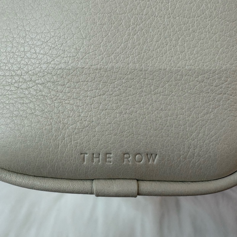 The Row 90’s 筆筒包皮革包 白色-1