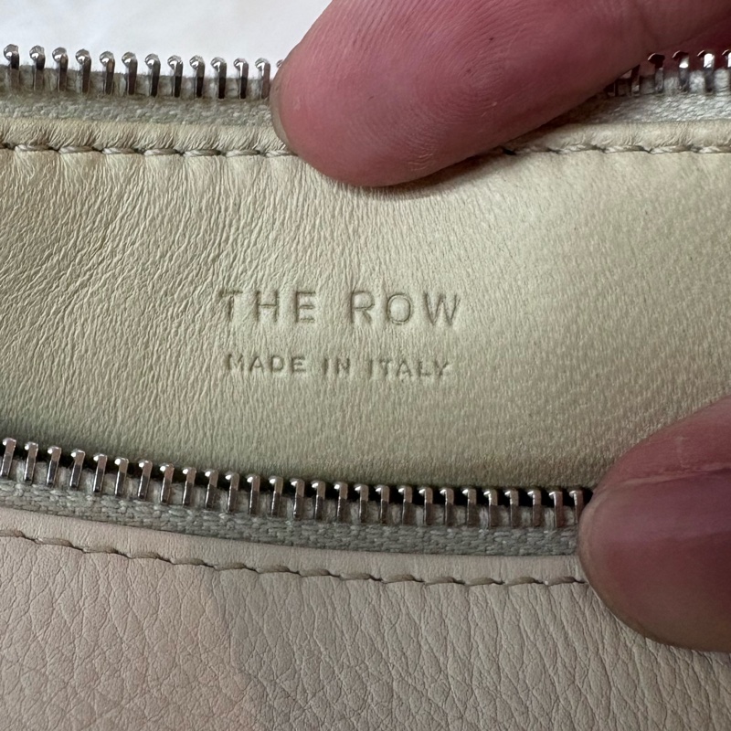 The Row 90’s 筆筒包皮革包 白色-5