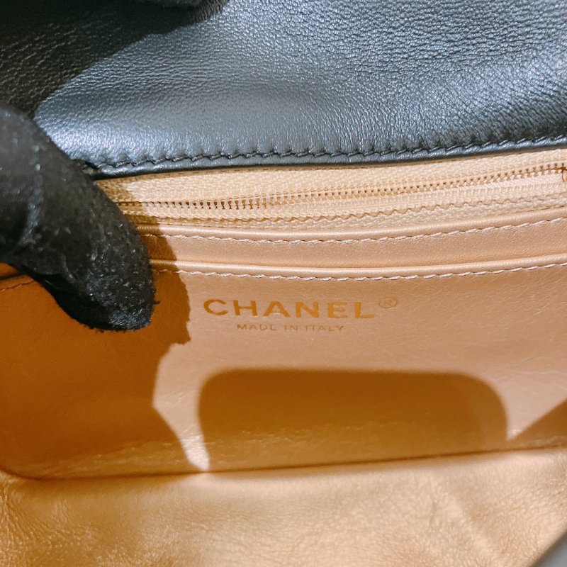 TK2042	Chanel 香奈兒迷你方胖子連金球包包 17cm Mini Square Flap Bag With Gold Ball Lambskin-13