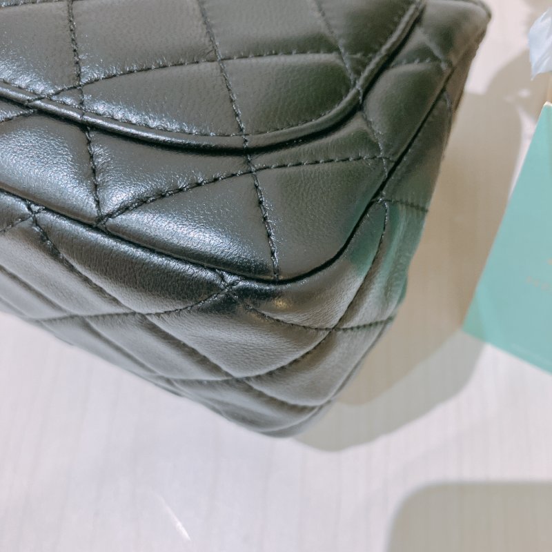 TK2042	Chanel 香奈兒迷你方胖子連金球包包 17cm Mini Square Flap Bag With Gold Ball Lambskin-20
