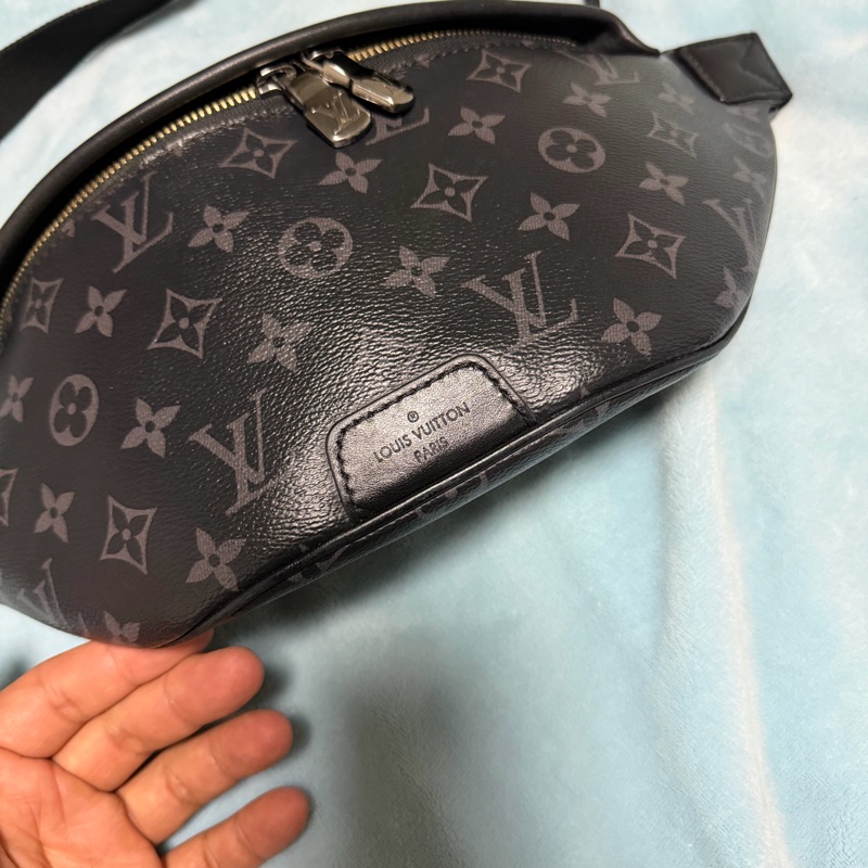 Lv新款黑花腰包（M46035 ) 芯片款-3