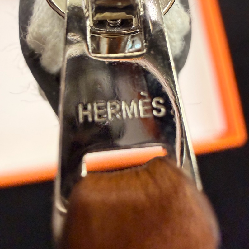 全新Hermes 白evercolor牛皮絲巾零錢包-21